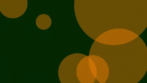 Abstract geometric background with overlapping circles pattern in dark gree.. Stock Footage 341059225