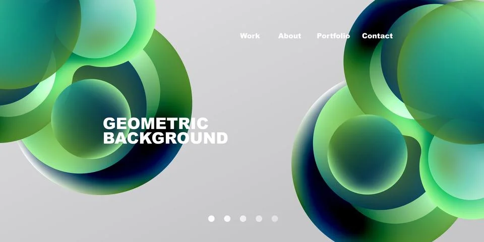 Abstract geometric background. Overlapping circles create dynamic visual ef.. 스톡 일러스트