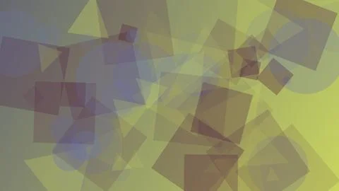 Abstract geometric background with overlapping circles, squares and triangl.. イラスト素材