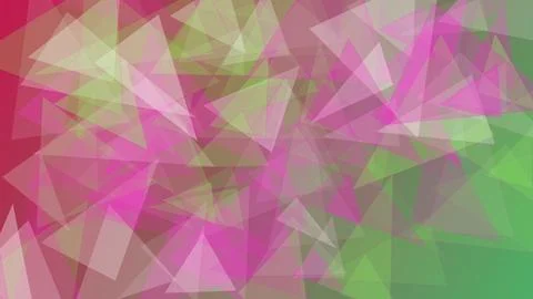 Abstract Geometric Background with Overlapping Colorful Translucent Triangl.. Illustrazione stock