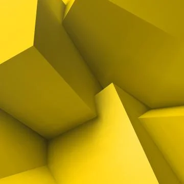 Abstract geometric background with overlapping cubes Stock Illustration