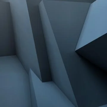 Abstract geometric background with overlapping cubes 스톡 일러스트