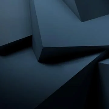 Abstract geometric background with overlapping cubes Illustrazione stock