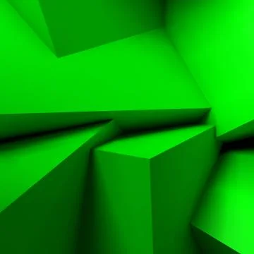 Abstract geometric background with overlapping cubes Illustrazione stock