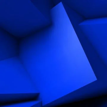 Abstract geometric background with overlapping cubes 스톡 일러스트