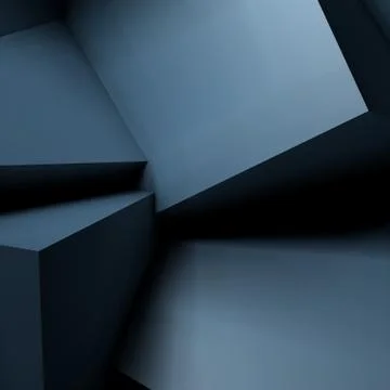 Abstract geometric background with overlapping cubes 스톡 일러스트