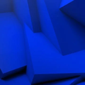 Abstract geometric background with overlapping cubes Stock Illustration