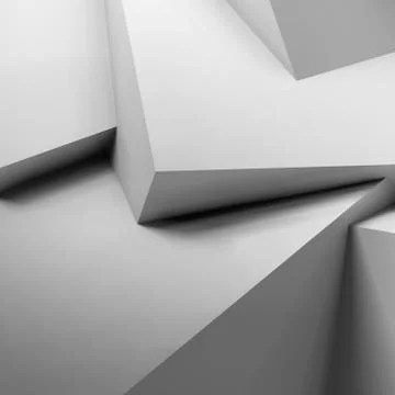 Abstract geometric background with overlapping cubes 스톡 일러스트