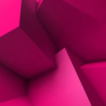 Abstract geometric background with overlapping cubes 스톡 일러스트