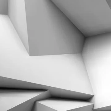 Abstract geometric background with overlapping cubes 스톡 일러스트