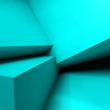 Abstract geometric background with overlapping cubes Stock Illustration