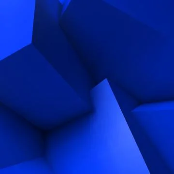 Abstract geometric background with overlapping cubes 스톡 일러스트