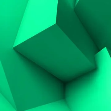 Abstract geometric background with overlapping cubes 스톡 일러스트