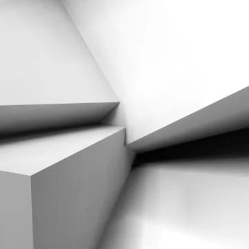 Abstract geometric background with overlapping cubes 스톡 일러스트