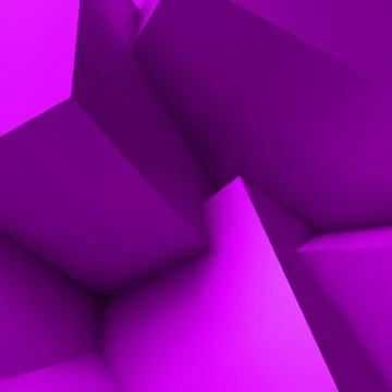 Abstract geometric background with overlapping cubes Stock Illustration