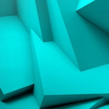 Abstract geometric background with overlapping cubes 스톡 일러스트