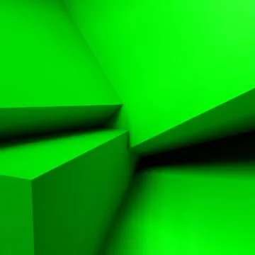 Abstract geometric background with overlapping cubes Stock Illustration