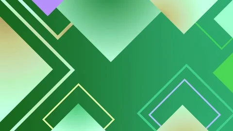 Abstract geometric background with overlapping gradient squares and diamond.. Stock Footage 335487076