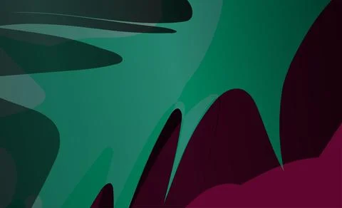 Abstract Geometric Background With Overlapping Green And Burgundy Diagonal .. Stock Illustration