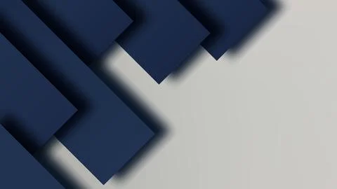 Abstract geometric background with overlapping navy blue rectangles and dro.. Stock Illustration
