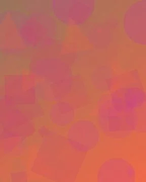 Abstract Geometric Background with Overlapping Pink and Orange Shapes for M.. 스톡 일러스트