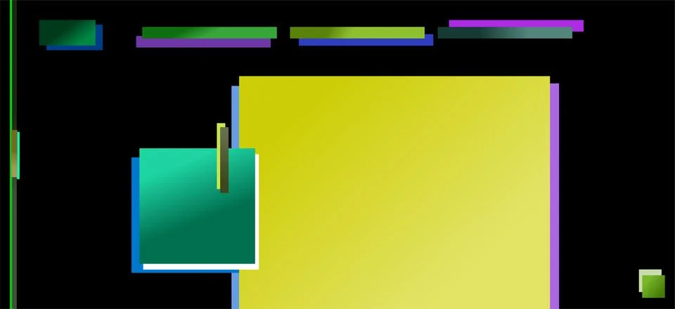 Abstract geometric background with overlapping rectangles, gradient colors,.. Stock Illustration