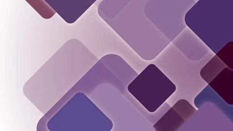 Abstract geometric background with overlapping rounded squares and soft sha.. 스톡 동영상 337264357