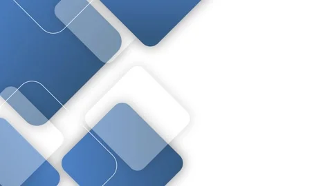 Abstract geometric background with overlapping rounded squares soft gradien.. Stock Footage 337265646