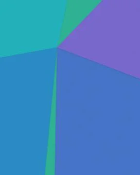 Abstract geometric background with overlapping teal, green, purple, and blu.. Stock Illustration