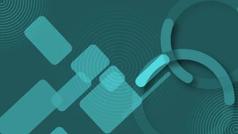 Abstract geometric background with overlapping translucent circles rounded .. Stock Footage 337006562