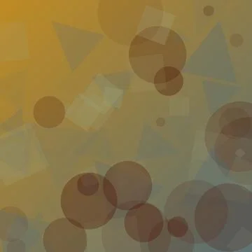 Abstract Geometric Background with Overlapping Translucent Circles Triangle.. Stock-Illustration