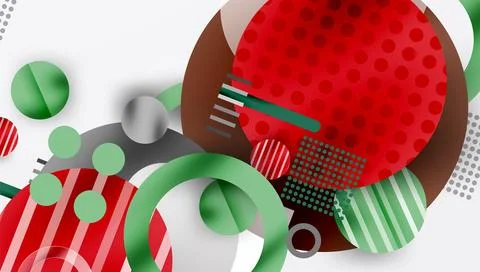 Abstract Geometric Background with Overlapping Transparent Shapes Illustrazione stock