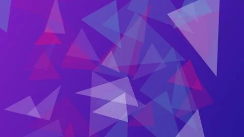 Abstract Geometric Background with Overlapping Transparent Purple and Pink .. Illustrazione stock