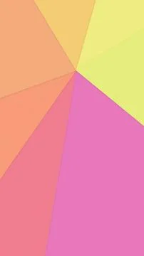 Abstract geometric background with pastel gradient polygons in coral, peach.. Stock Illustration