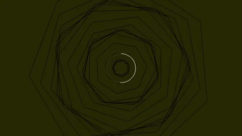 Abstract geometric background pattern on dark emerald green and black Stock Footage 342094398