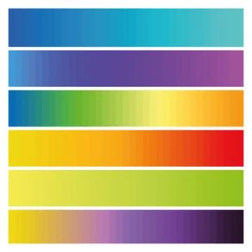 Abstract geometric background pattern. Set of 6 vector lowpoly gradient イラスト素材