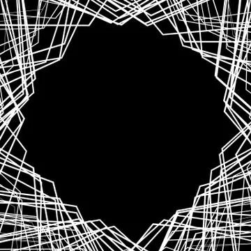 Abstract geometric background, pattern with space in center. Can be used as a Stock Illustration