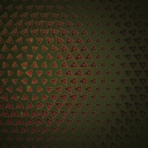 Abstract geometric background pattern with subtle golden glow and bokeh effec Stock Footage 345690165