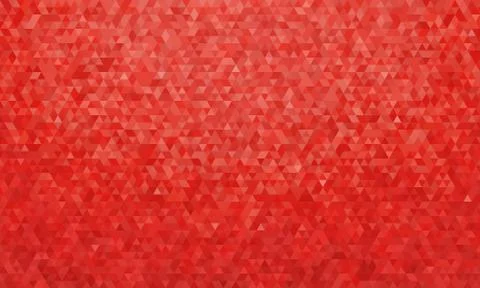 Abstract geometric background, pattern of triangles in red Stock Illustration