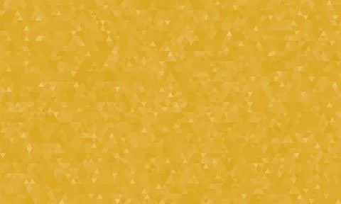 Abstract geometric background, pattern of triangles in gold yellow 스톡 일러스트