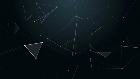 Abstract geometric background with plexus. Stock Footage 87159404