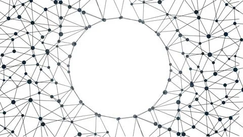 Abstract geometric background. Plexus mesh backdrop. Vector イラスト素材