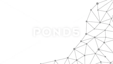 Abstract geometric background. Plexus mesh backdrop. Vector Ilustração Stock