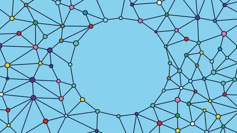 Abstract geometric background. Plexus mesh backdrop. Vector Stock Illustration