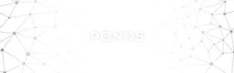 Abstract geometric background. Plexus mesh backdrop. Vector Illustrazione stock