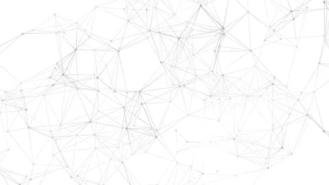 Abstract geometric background. Plexus mesh backdrop illustration. Stock Illustration