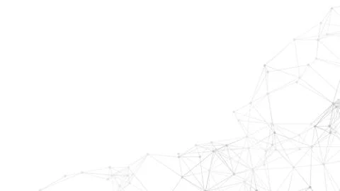 Abstract geometric background. Plexus mesh backdrop illustration. Stock Illustration