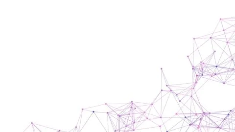 Abstract geometric background. Plexus mesh backdrop illustration. Stock Illustration