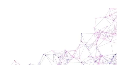 Abstract geometric background. Plexus mesh backdrop illustration. 库存插图