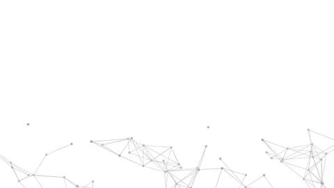 Abstract geometric background. Plexus mesh backdrop illustration. Stock Illustration
